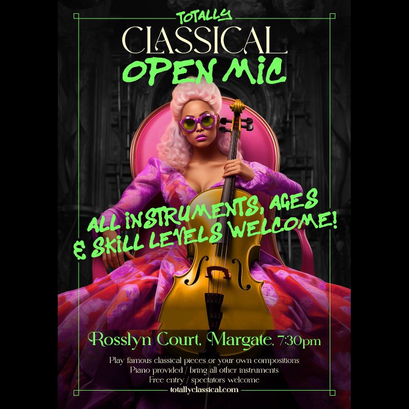 Image representing Classical Open Mic Night from Rosslyn Court